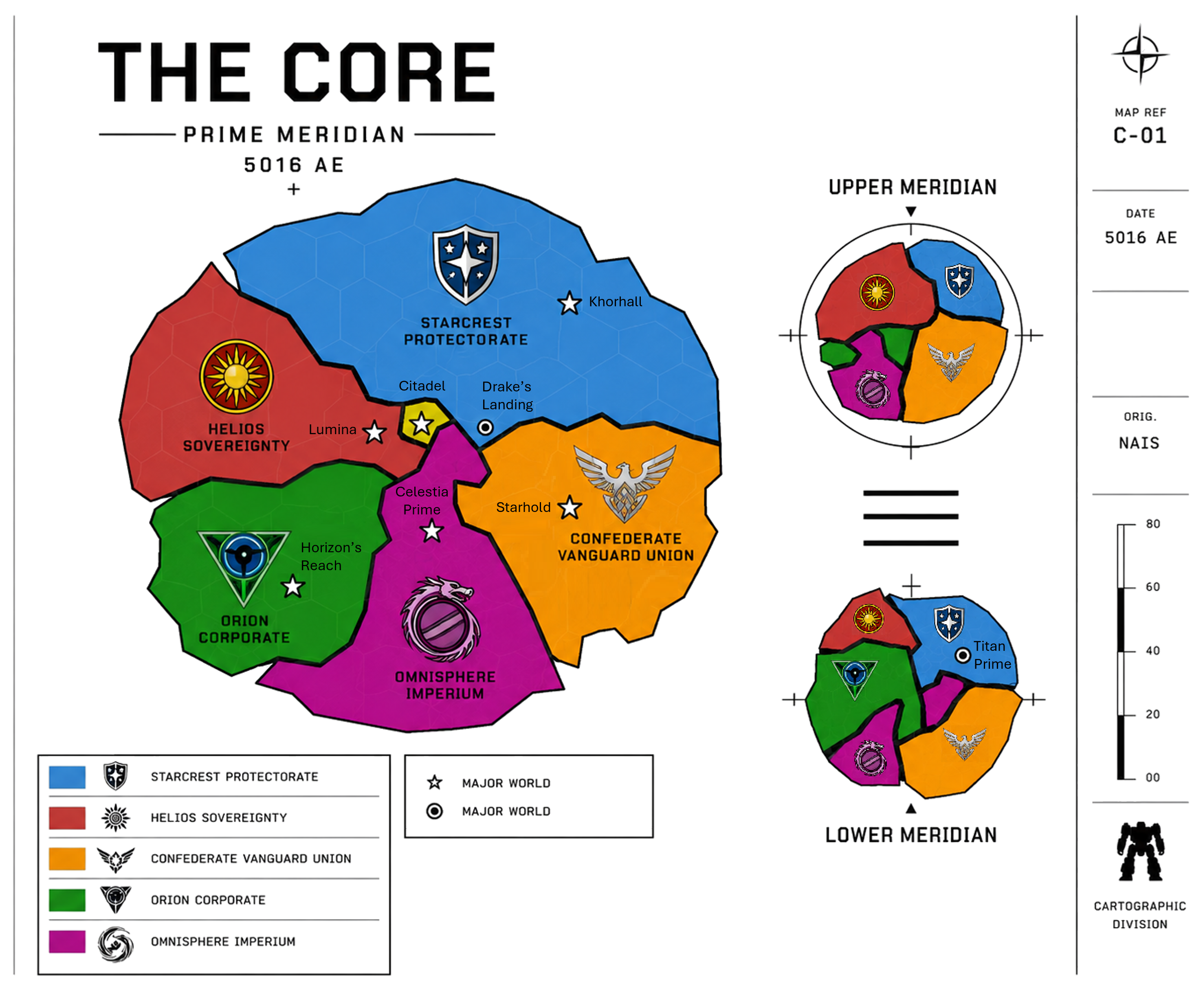 Political Map of the Core